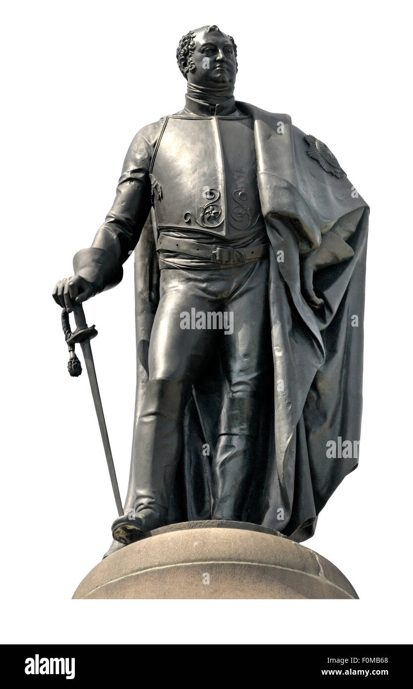 Londra, Inghilterra, Regno Unito. Il duca di York del piantone sul Mall / Waterloo Place. Monumento al principe Federico, duca di York e Albany Foto Stock