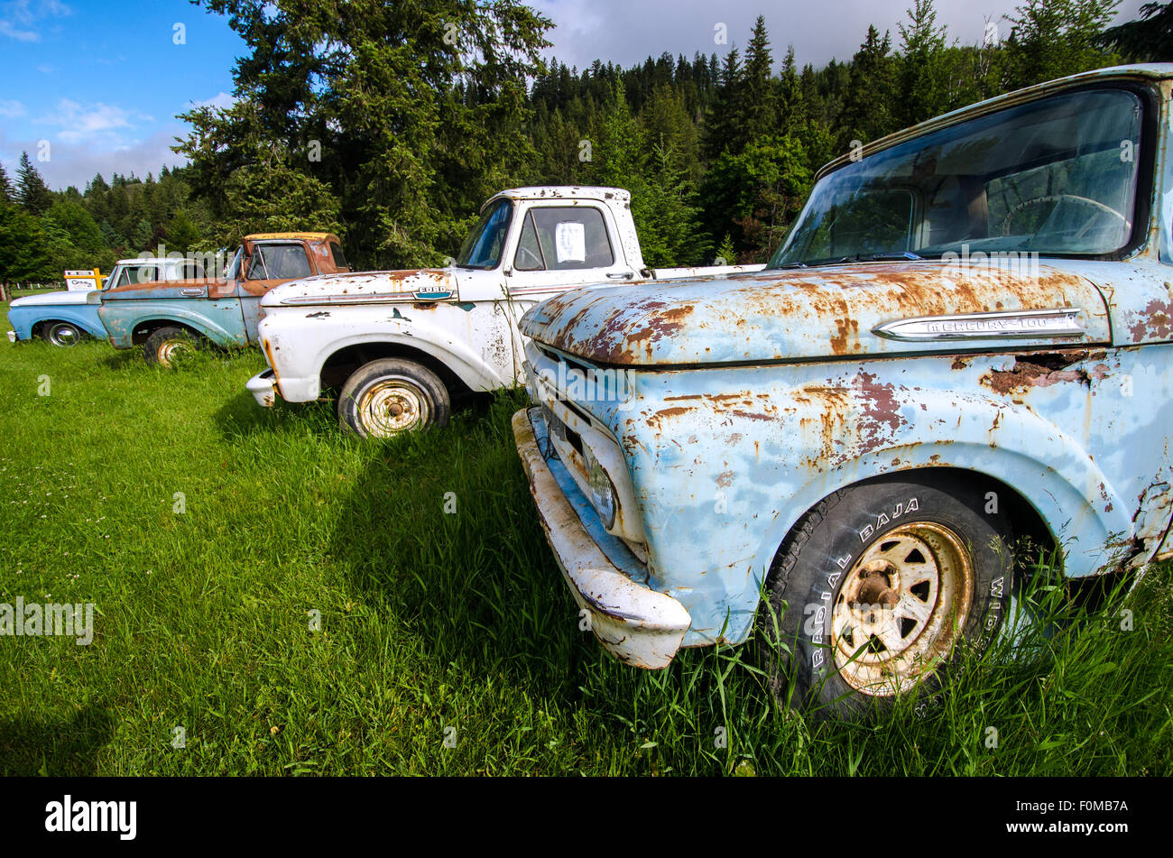 Alcune auto d'epoca. Foto Stock