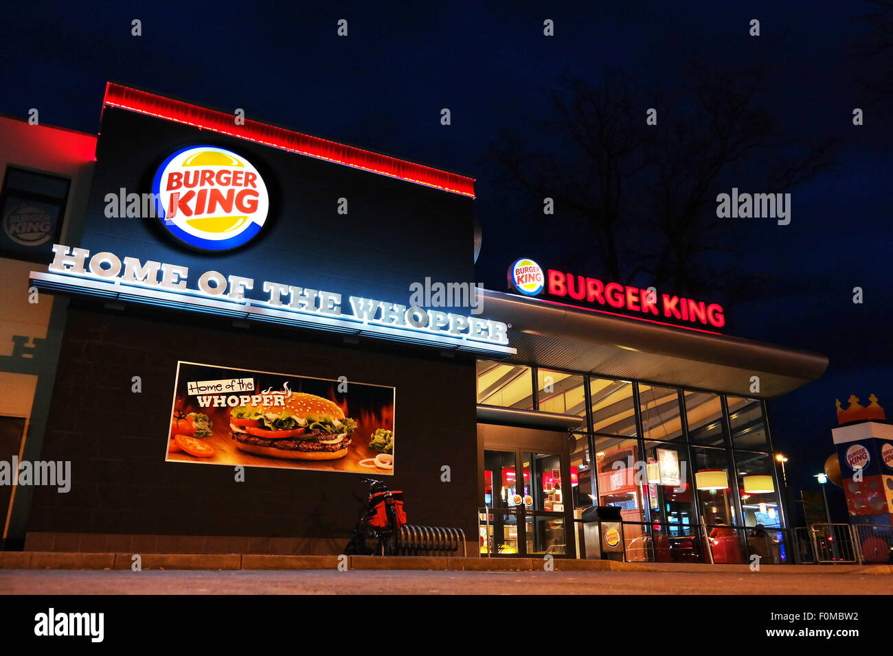 Burger King fast-food in Germania Foto Stock