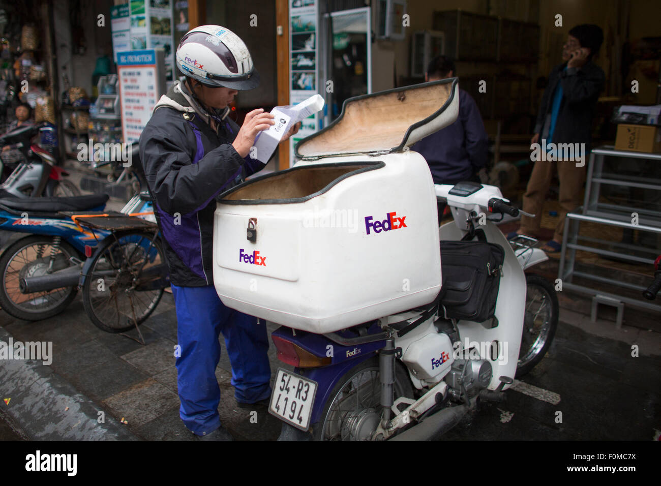 Consegna fedex in Vietnam Foto Stock