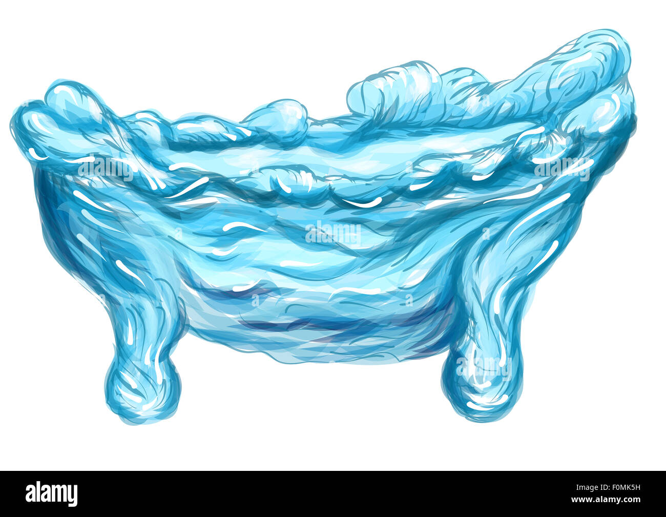 bagno d'acqua Foto Stock