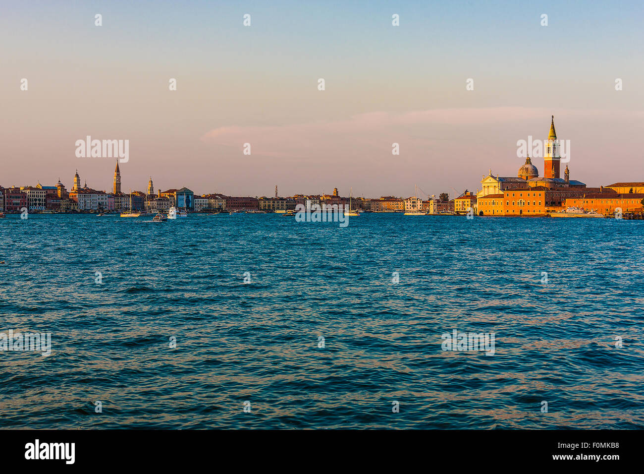 Venezia / Vista dall' isola della Giudecca Foto Stock