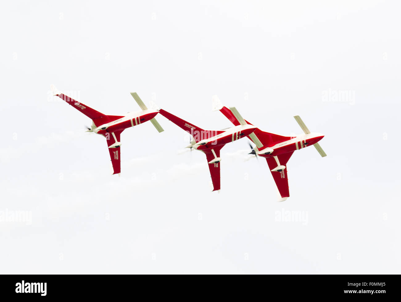 Patrouille REVA team acrobatico battenti a Eastbourne Airbourne, REGNO UNITO Foto Stock