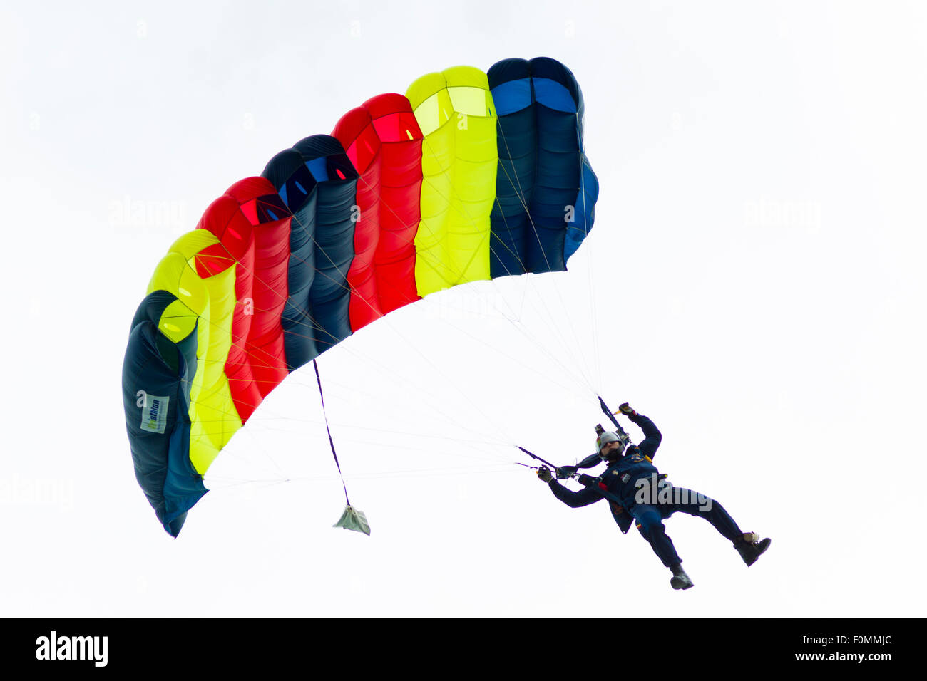 Parachutist, Eastbourne air show, UK. Foto Stock
