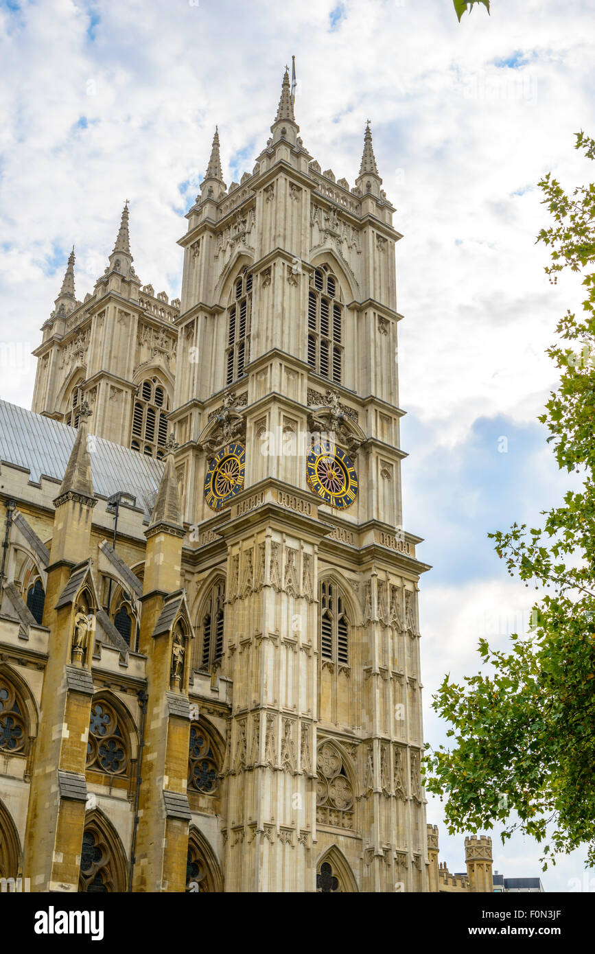 Abbazia di Westminster a Londra in Inghilterra Foto Stock