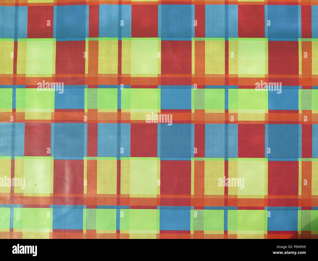 Multi colore tovaglia a scacchi texture pattern come sfondo Foto Stock