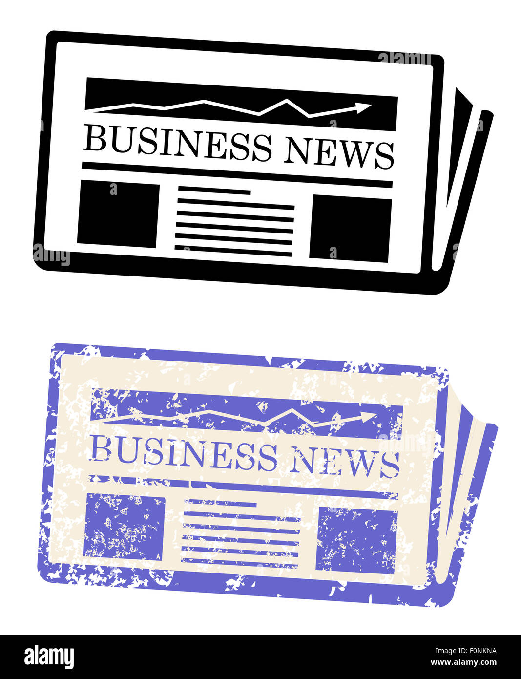 Notizie di affari Foto Stock