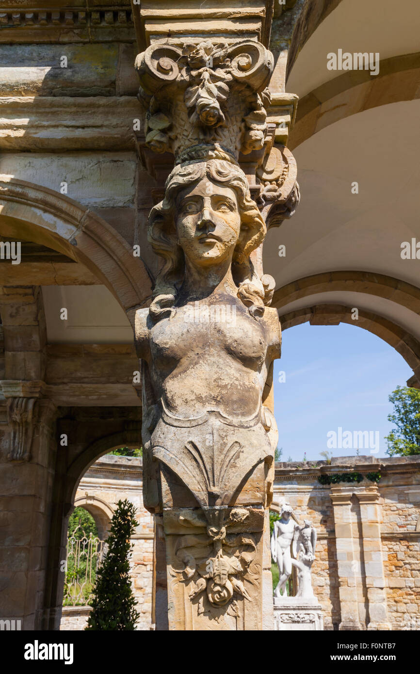 Inghilterra, Kent, Hever, il castello di Hever, il giardino italiano Foto Stock