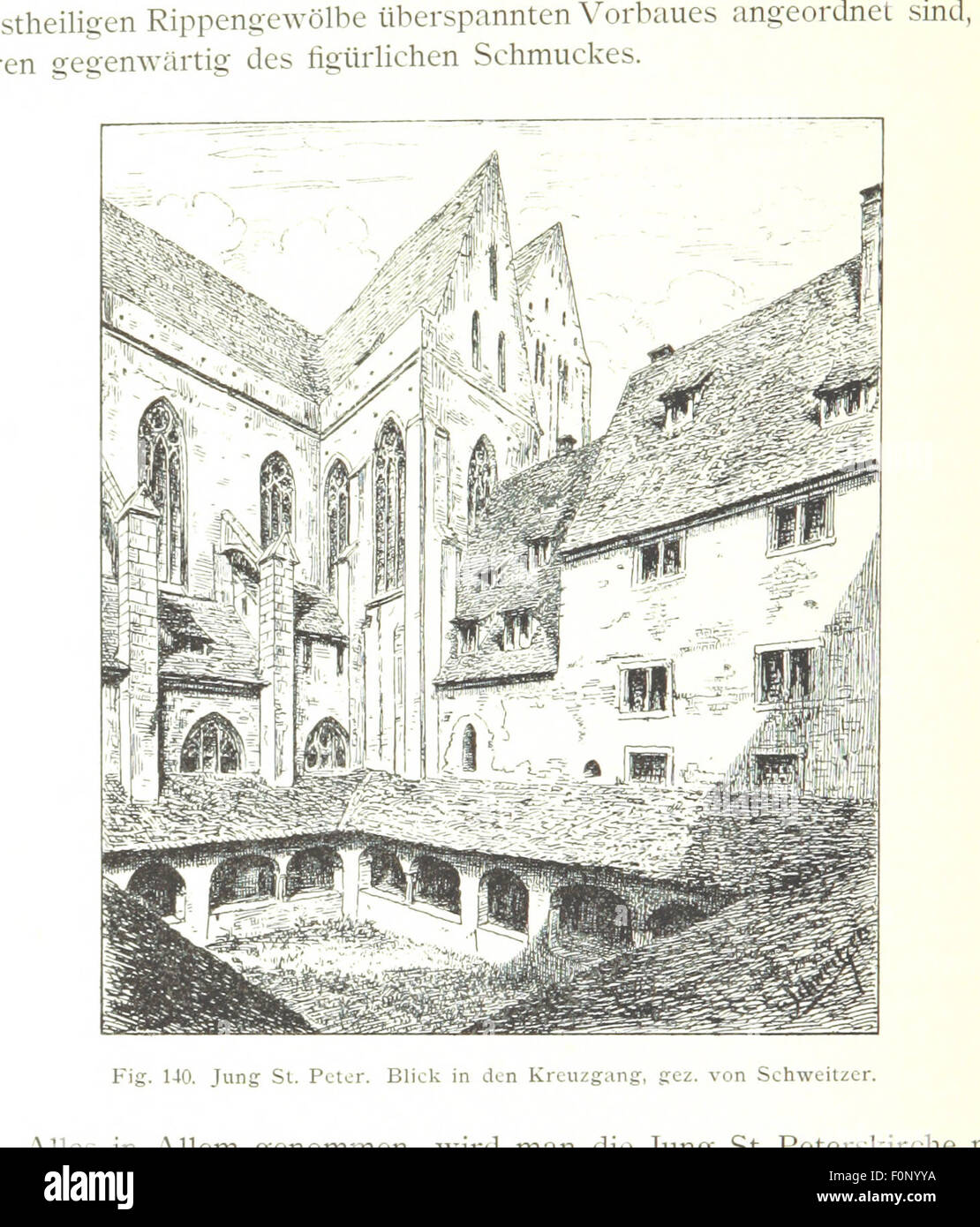 Strassburg und seine Bauten. Herausgegeben vom Architekten- und Ingenieur-Verein für Elsass-Lothringen. Mit 655 Abbildungen nel testo, etc immagine presa da pagina 284 di 'Strassburg und seine Bauten Foto Stock