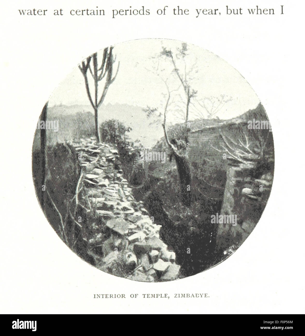 Un'immagine tratta da "With Wilson in Matabeleland", un libro che descrive sia le spedizioni sportive che militari nella regione di Matabeleland nello Zimbabwe. Il libro è illustrato con fotografie e include una mappa di Zambesia, evidenziando le battaglie e le attività chiave nella zona. Foto Stock