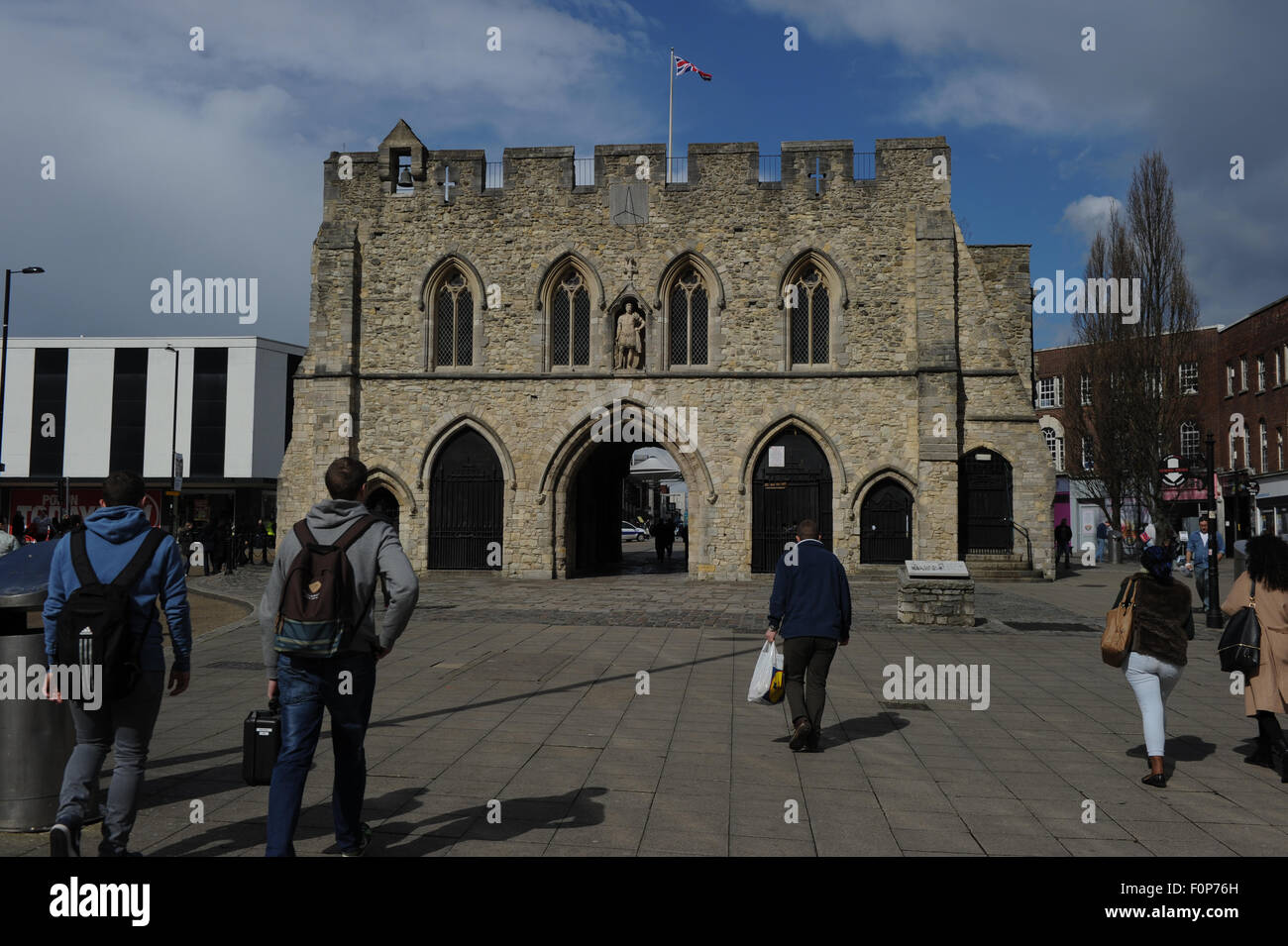 Southampton bargate un grado 1 elencati di guardiola medievale una volta l'ingresso alla città vecchia Foto Stock