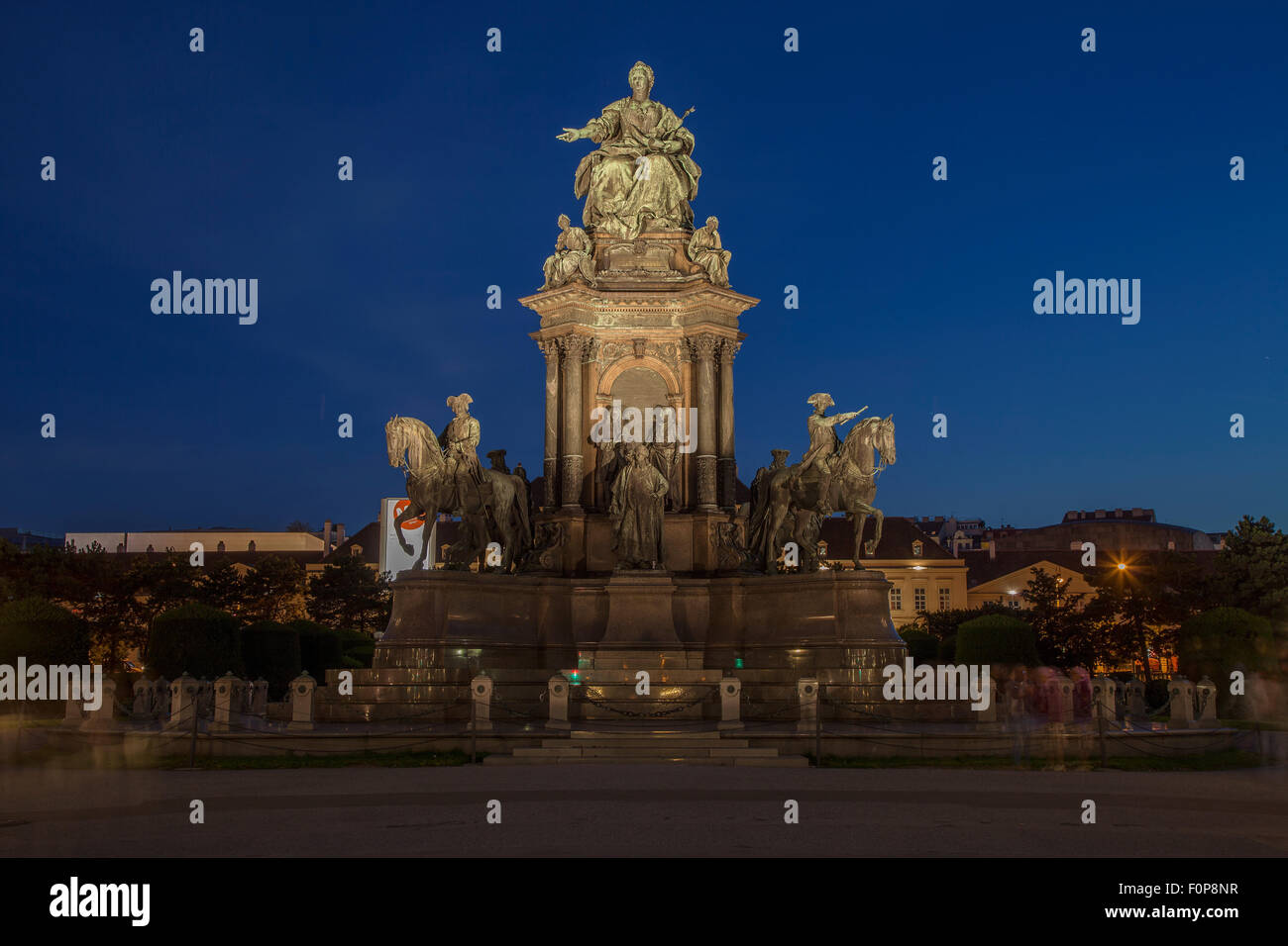 La Maria Theresa monumento, Vienna, Austria Foto Stock