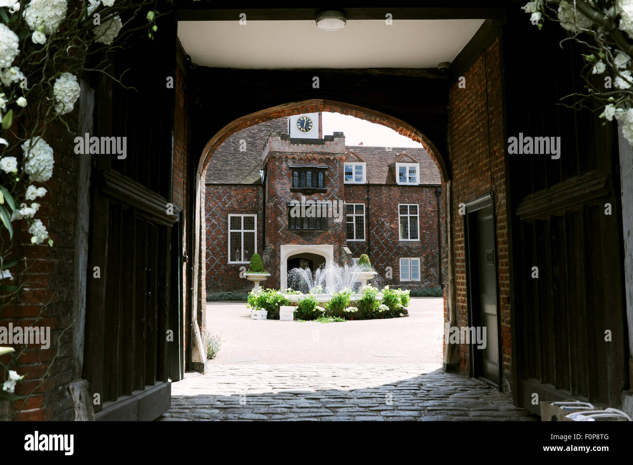 Fulham Palace a Fulham, Londra, Inghilterra, una volta residenza principale del Vescovo di Londra UK Foto Stock