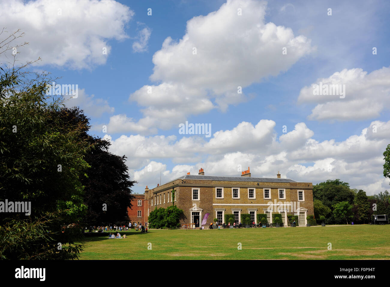 Fulham Palace a Fulham, Londra, Inghilterra, una volta residenza principale del Vescovo di Londra UK Foto Stock