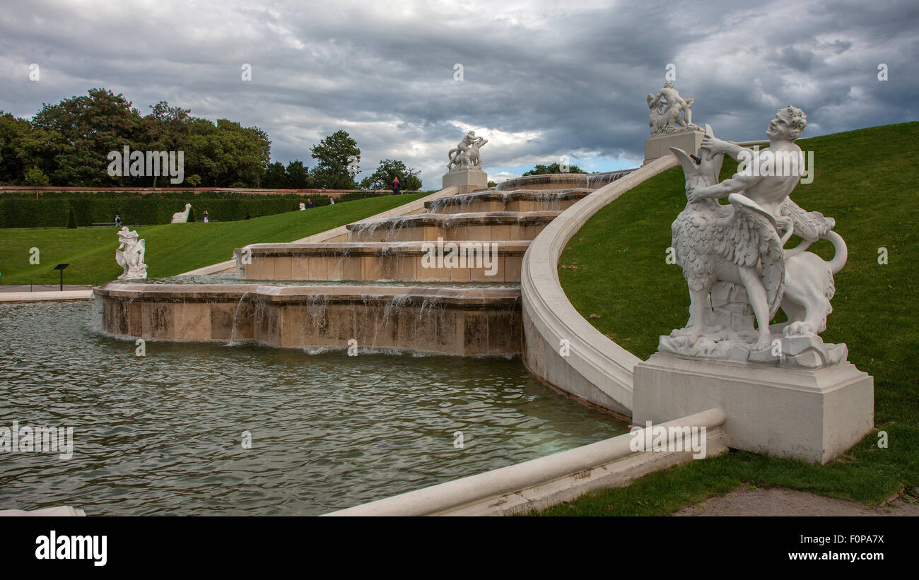 Il Palazzo del Belvedere, Sito Patrimonio Mondiale dell'UNESCO, Vienna, Austria, Europa Foto Stock