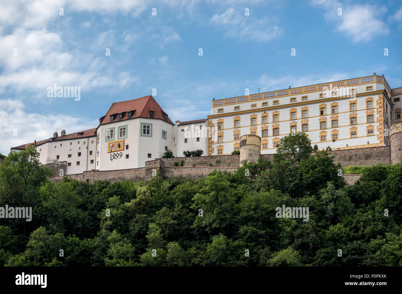 Per 'veste oberhaus" fortezza, Passau, Germania Foto Stock