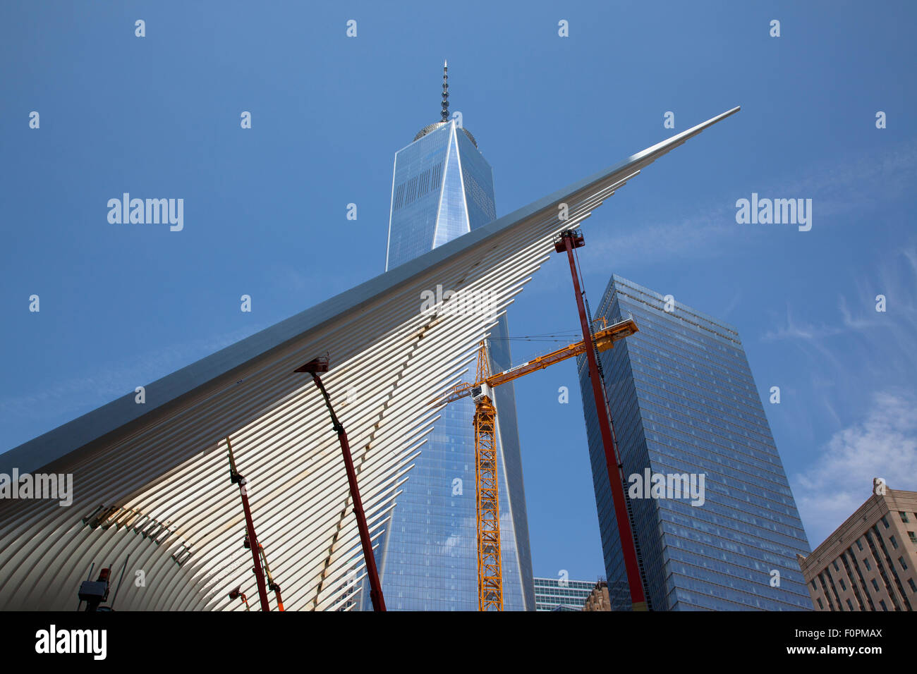 Stati Uniti d'America, nello Stato di New York, New York City, Manhattan, World Trade Center. Foto Stock