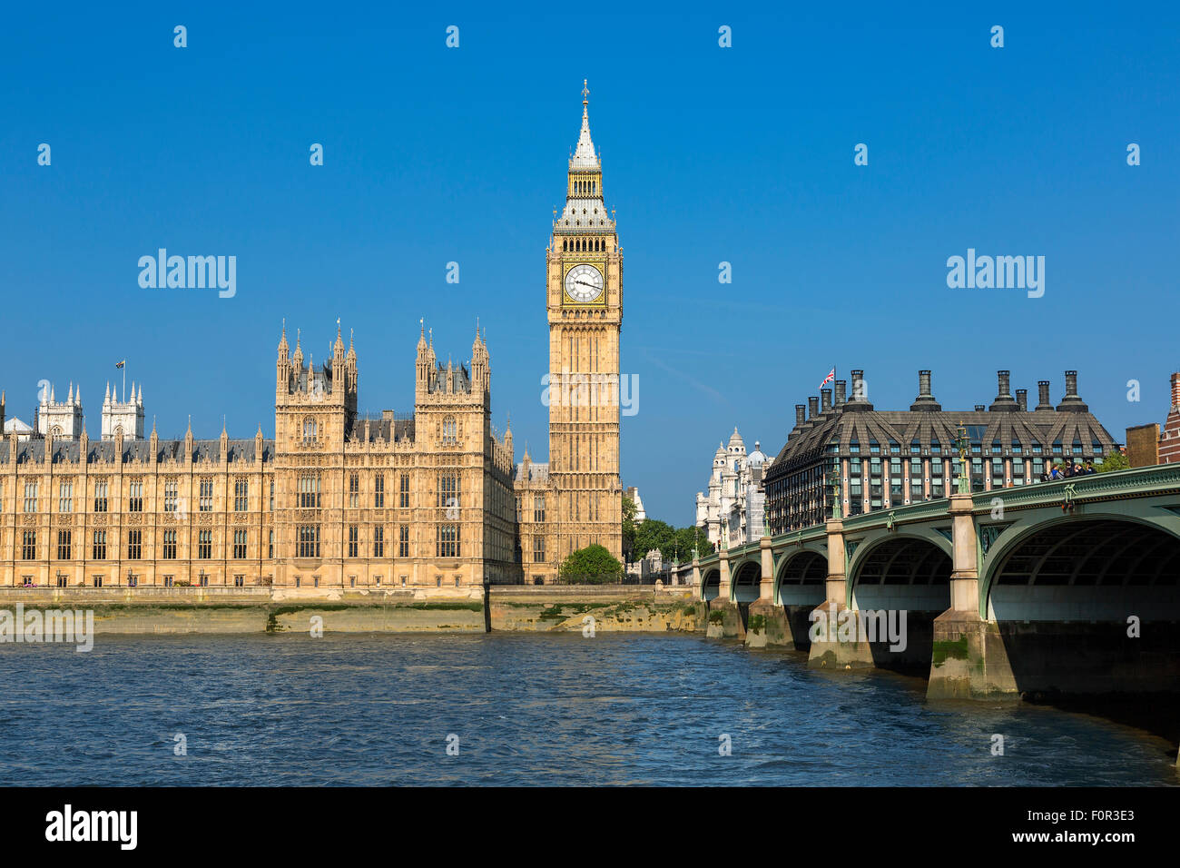 London, Casa del Parlamento Foto Stock