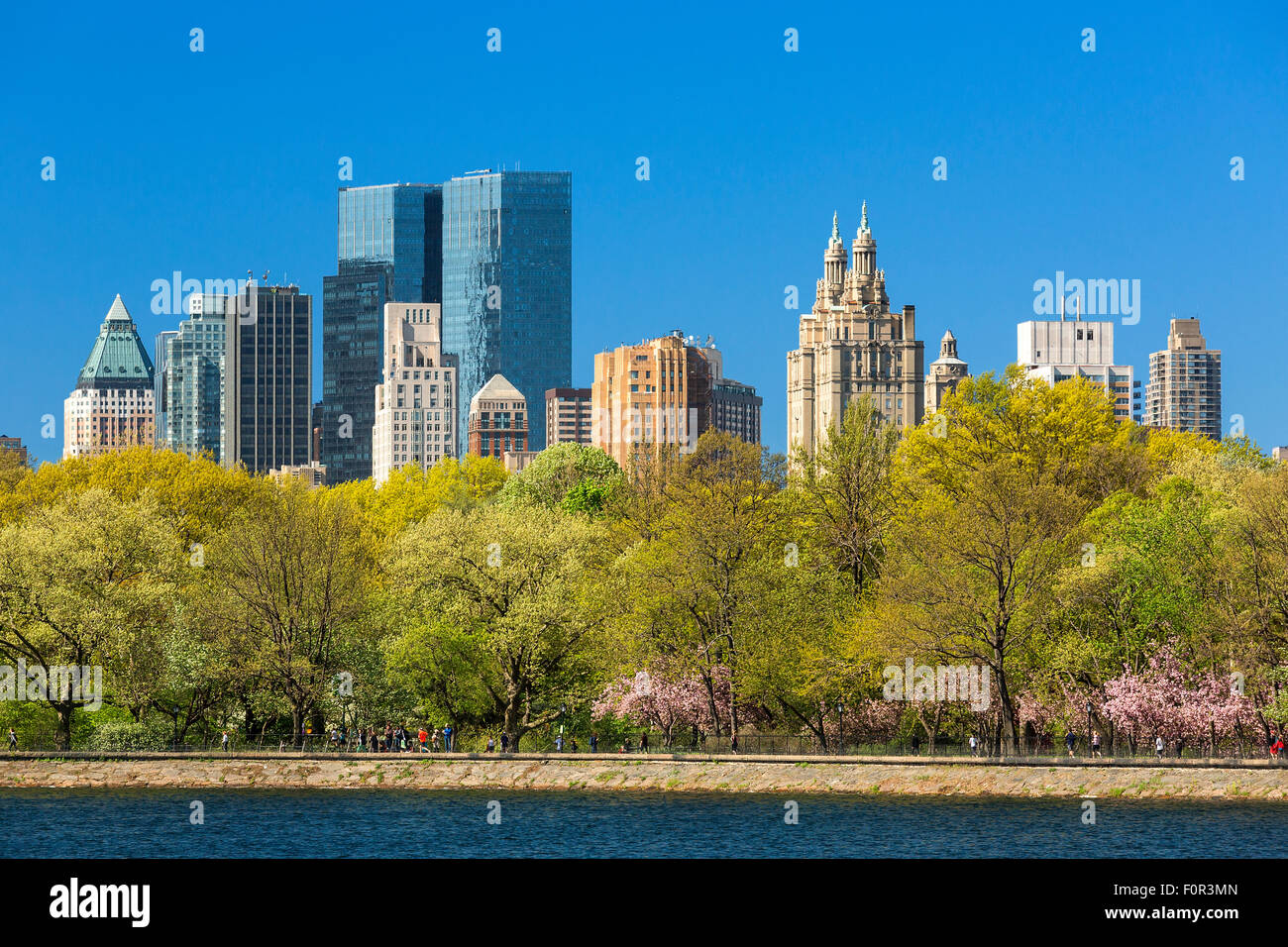 La città di New York, Central Park Foto Stock