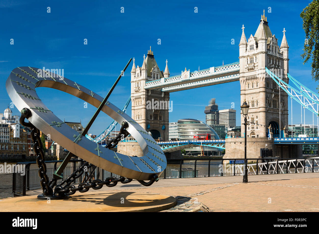 Londra, il Tower Bridge Foto Stock
