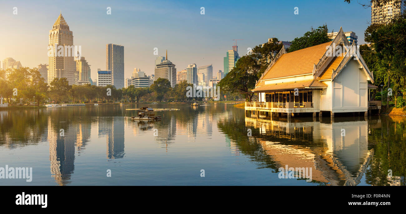 Thailandia, Bangkok Lumpini Park Foto Stock