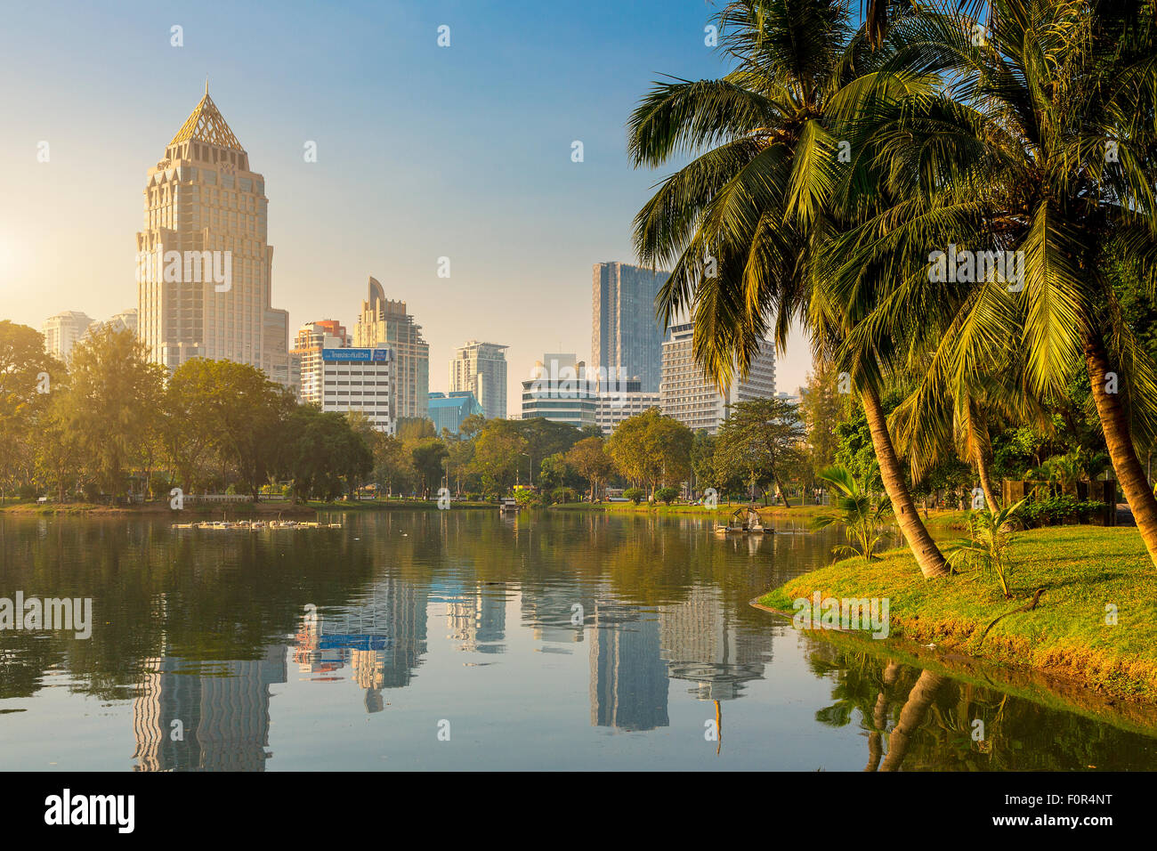 Thailandia, Bangkok Lumpini Park Foto Stock