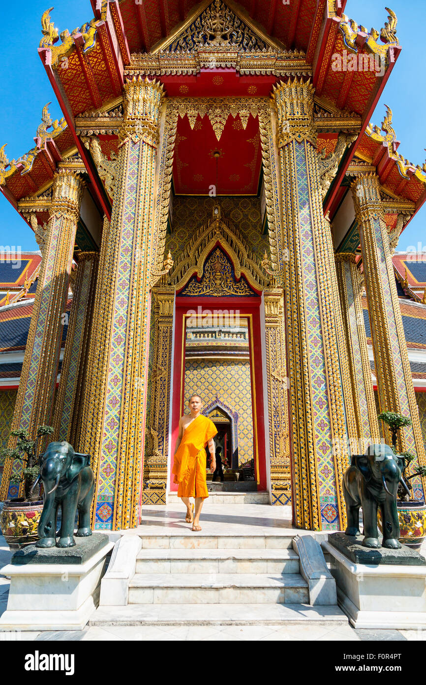 Thailandia, Bangkok, Wat Ratchabophit Foto Stock