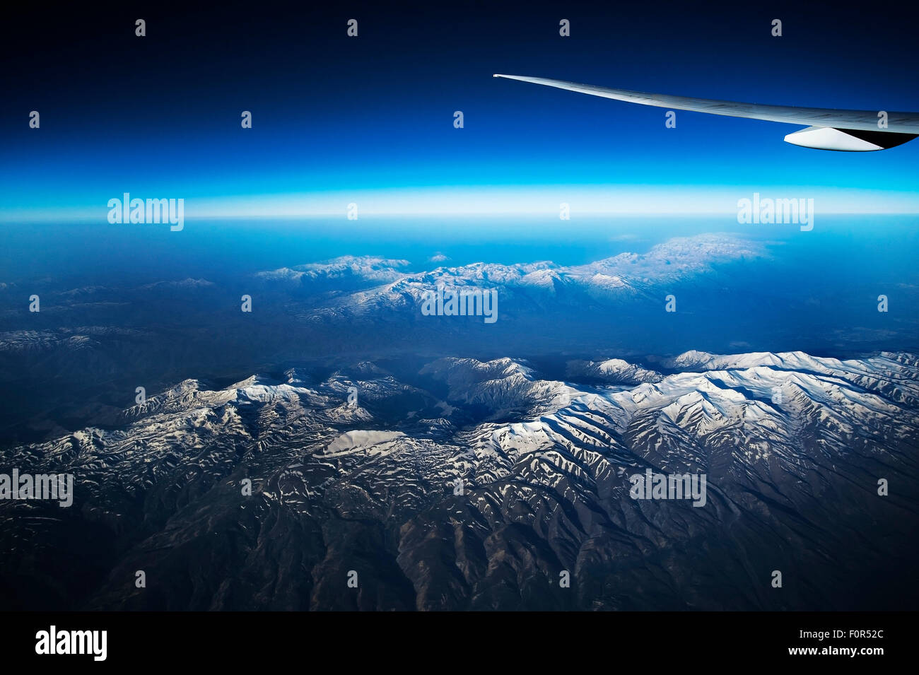 Le montagne ricoperte di neve, Turchia orientale, Turchia Foto Stock