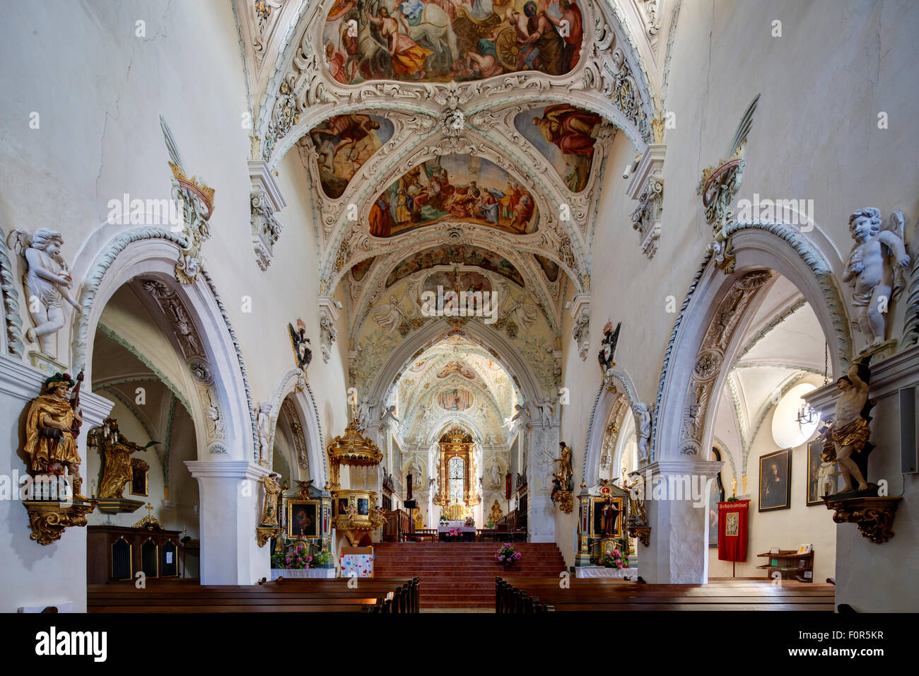 Chiesa Collegiata Ardagger Stift, Mostviertel, Austria Inferiore, Austria Foto Stock