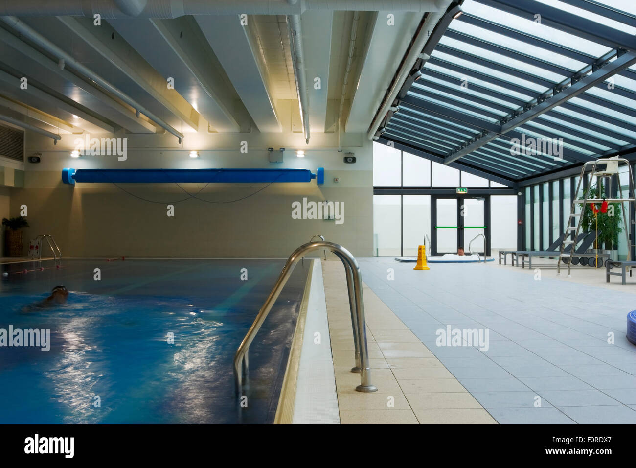 Piscina in Hotel centro ricreativo interno Foto Stock