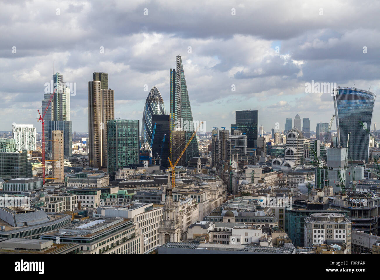 Lo skyline della città di Londra, Londra, Regno Unito Foto Stock