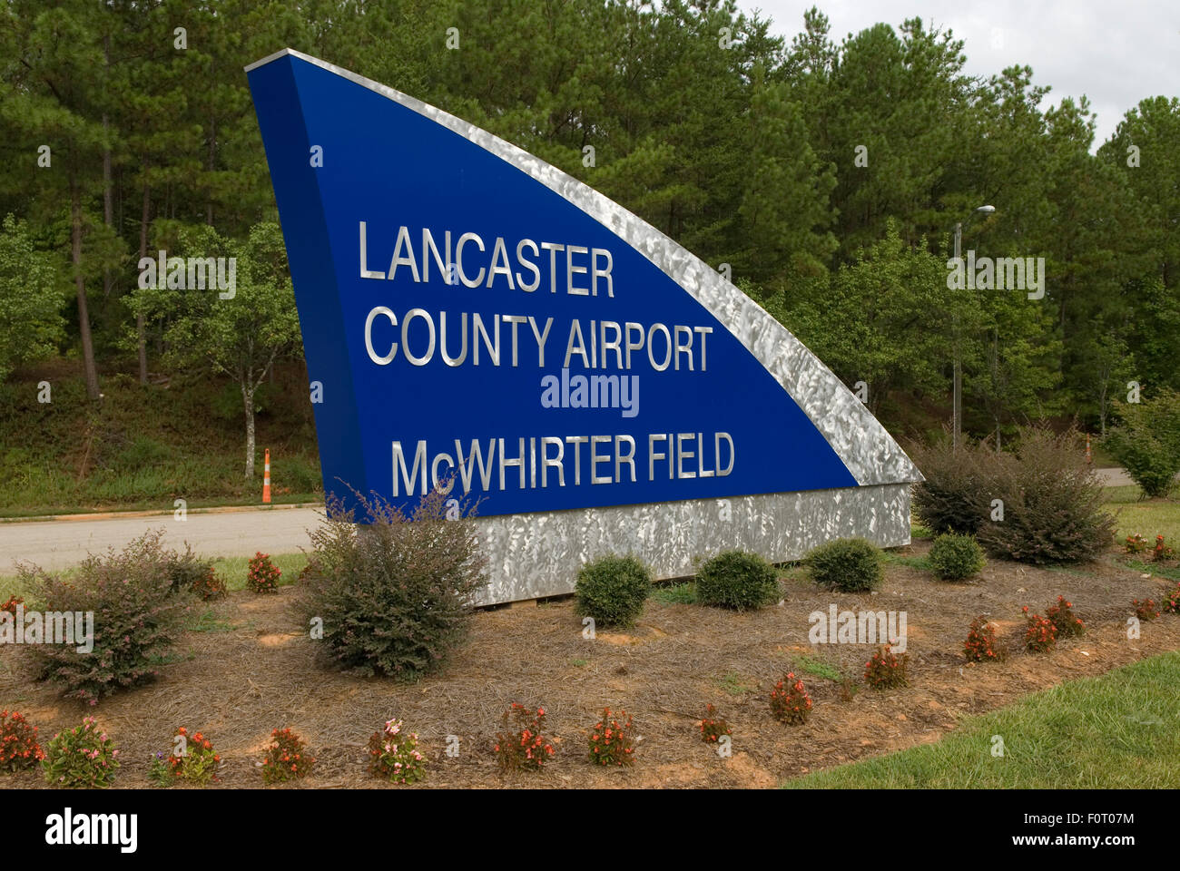 Lancaster County Airport South Carolina USA Foto Stock
