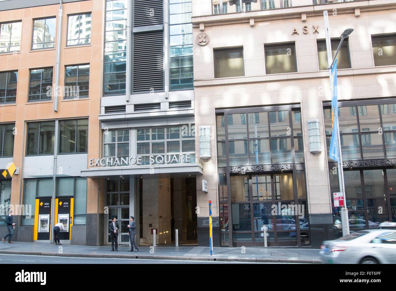 Sydney exchange trading stock market ASX 100 edificio in bridge street,centro di Sydney, Nuovo Galles del Sud, Australia Foto Stock