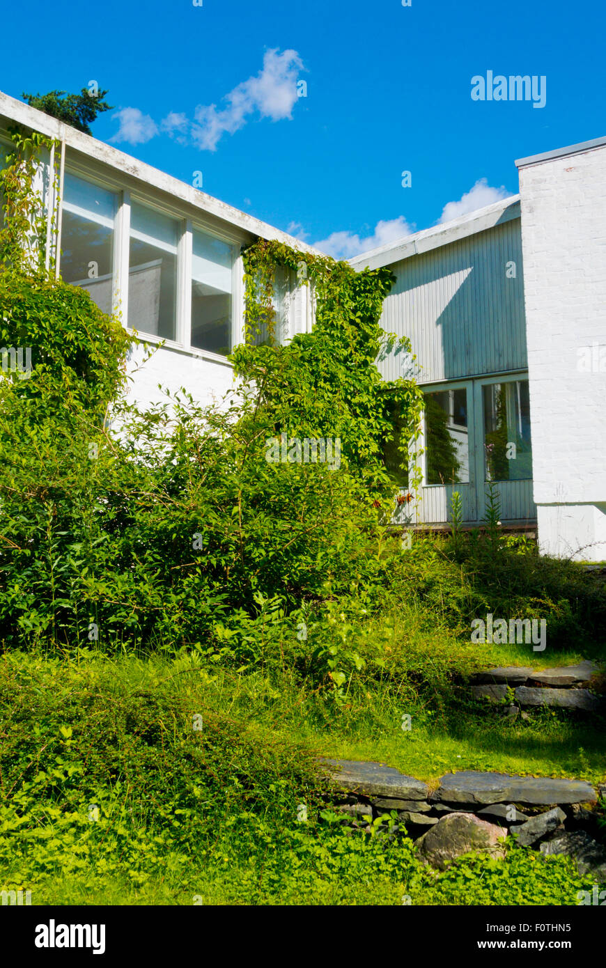 Aalto Ateljee, Aalto Studio, lo studio di Alvar Aalto (1955), oggi sede di un museo, Munkkiniemi distretto, Helsinki, Finlandia Foto Stock