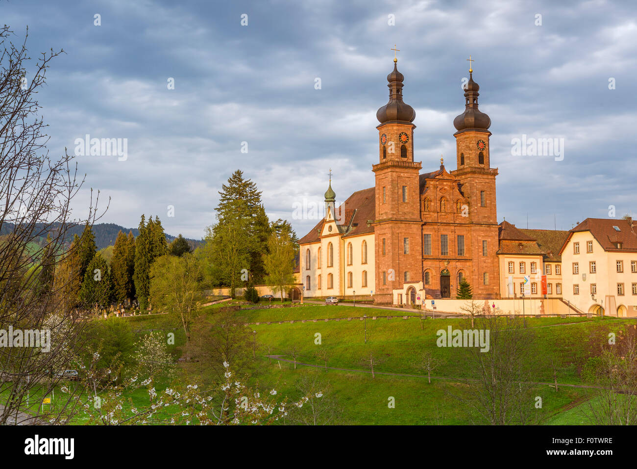 Kloster San Pietro auf dem Schwarzwald, Foresta Nera, Baden-Württemberg, Germania, Europa Foto Stock