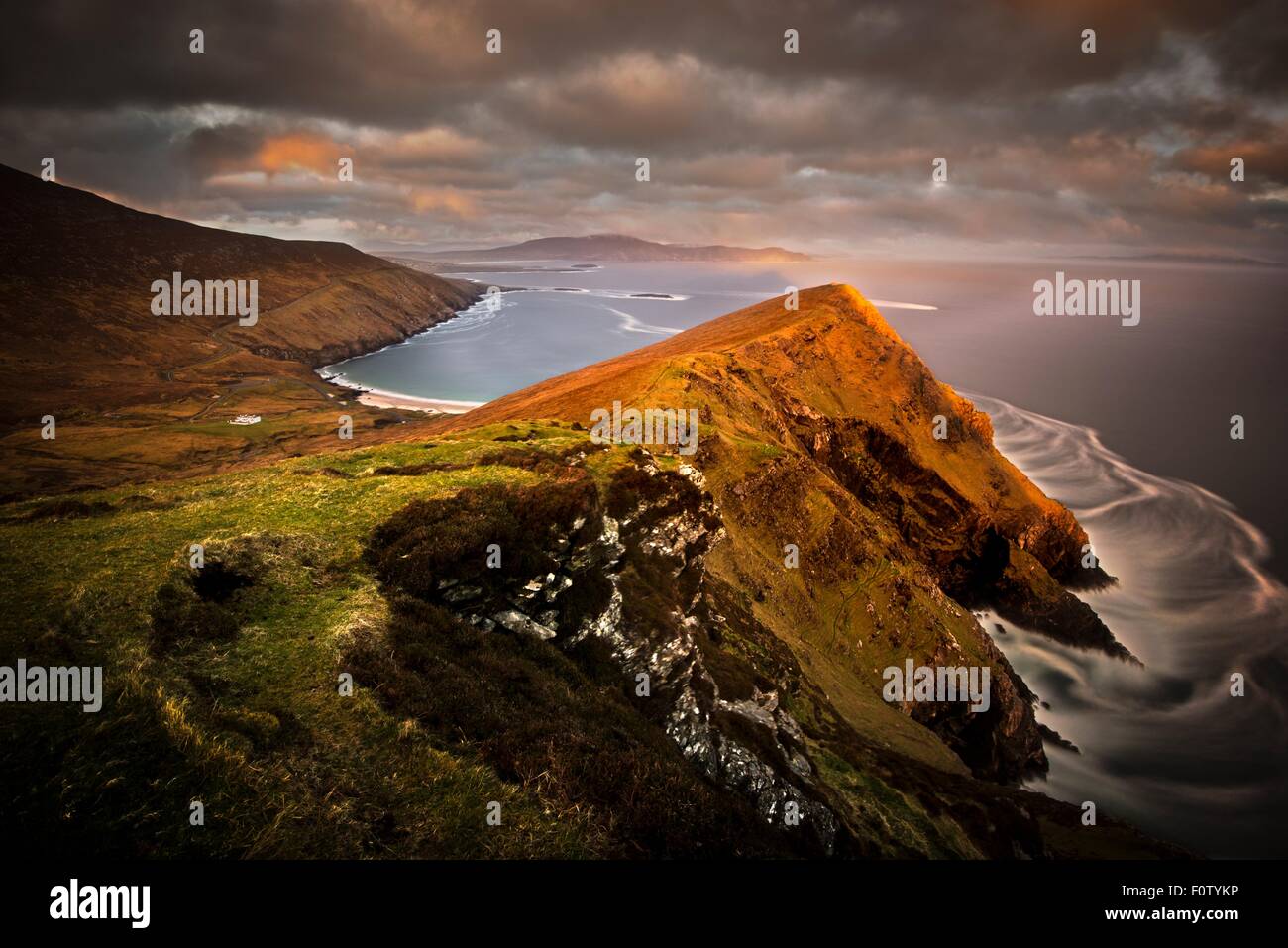 Achill Island, nella contea di Mayo, Irlanda Foto Stock