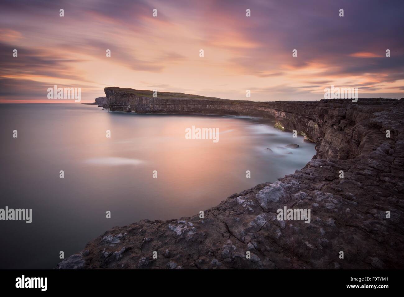 Costa, Inishmore, Isole Aran, Irlanda Foto Stock