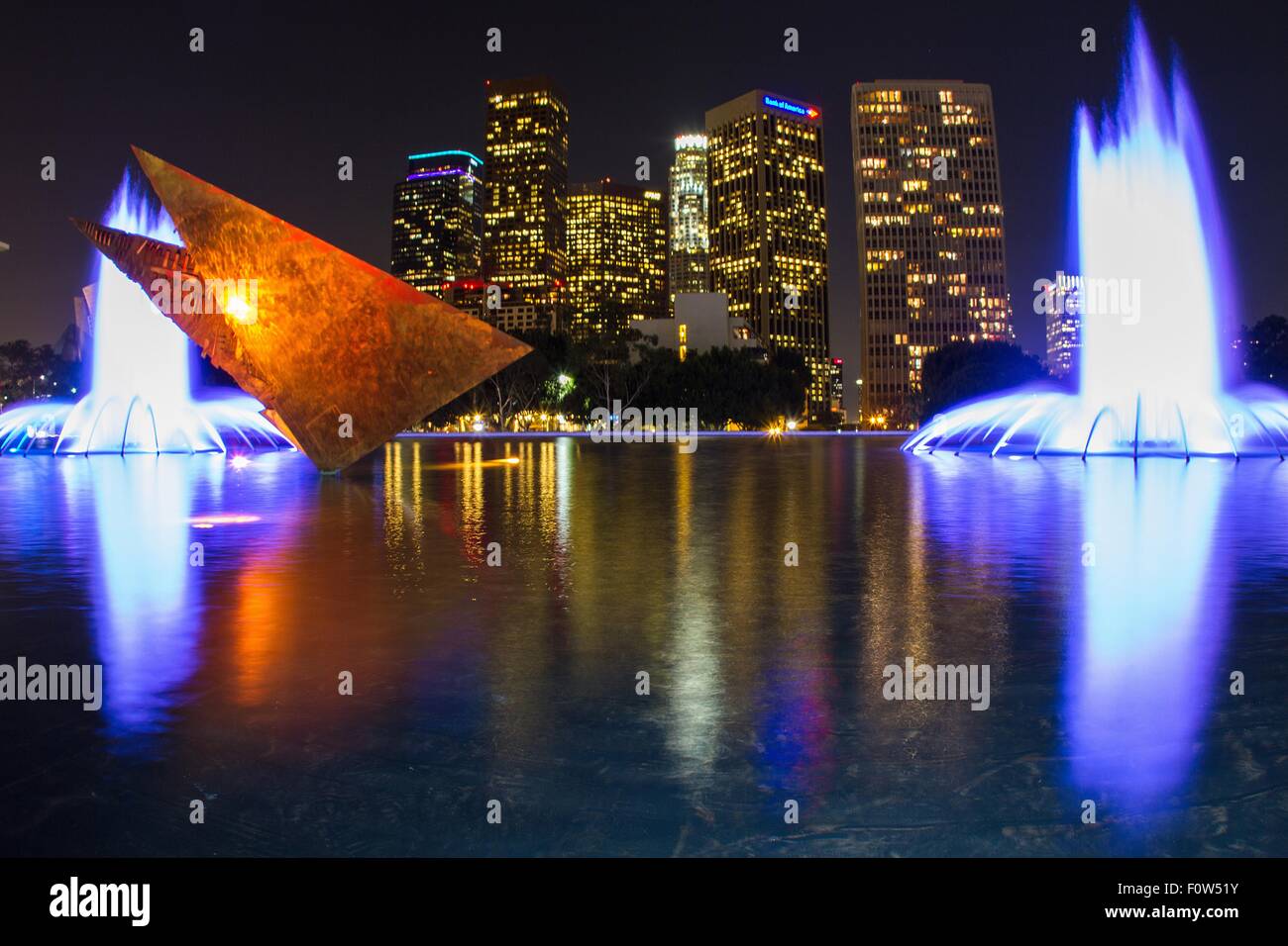 Il centro cittadino di Los Angeles, California, Stati Uniti d'America Foto Stock