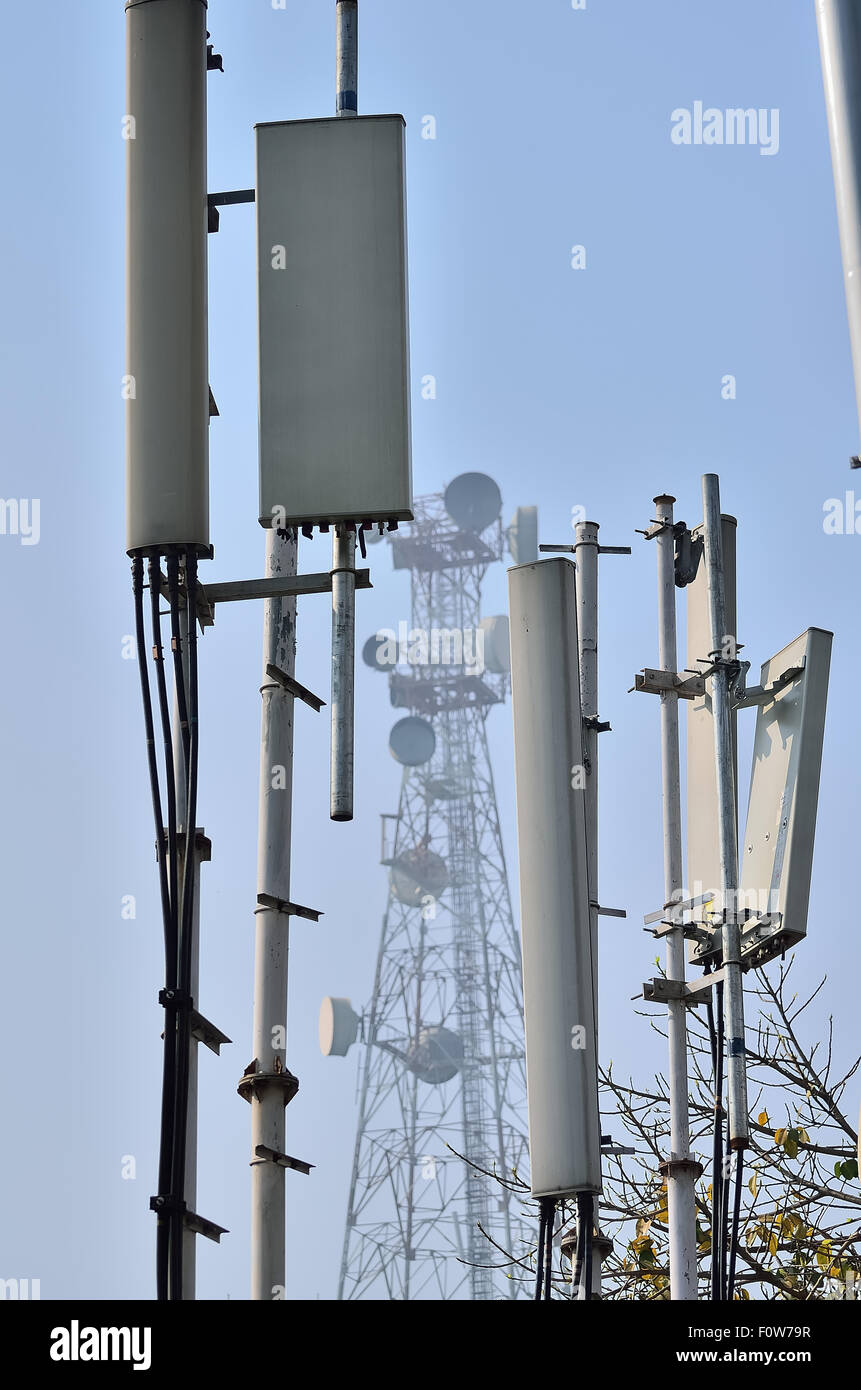 Torre di telecomunicazioni Foto Stock