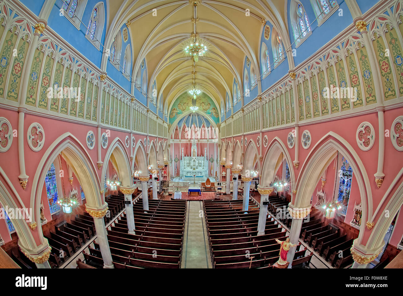 Santa Brigida la Chiesa cattolica nel New Jersey Foto Stock