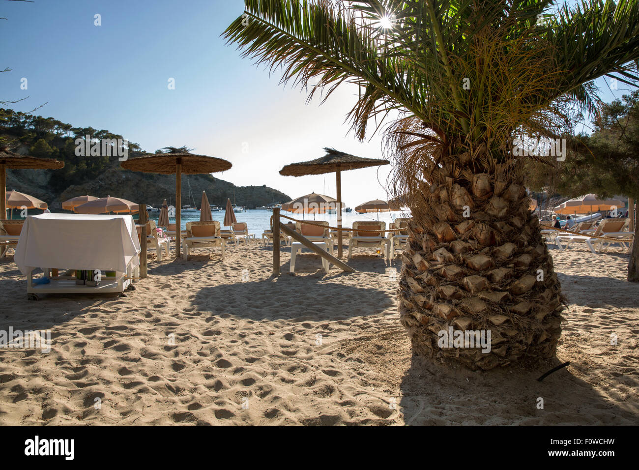 Cala Vadella, Ibiza, Foto Stock