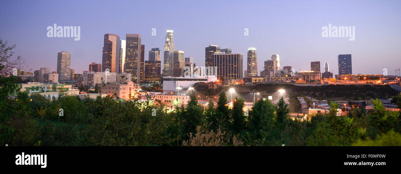 Edifici e architettura del centro di Los Angeles Foto Stock