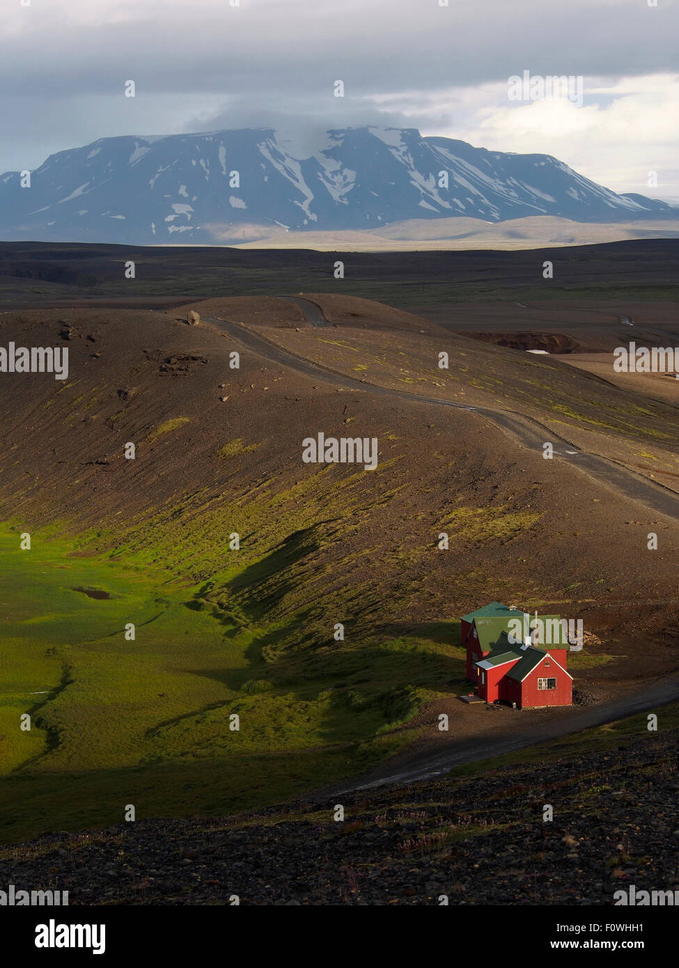 Rifugio Rossi, Kerlingarfjöll, Islanda Foto Stock