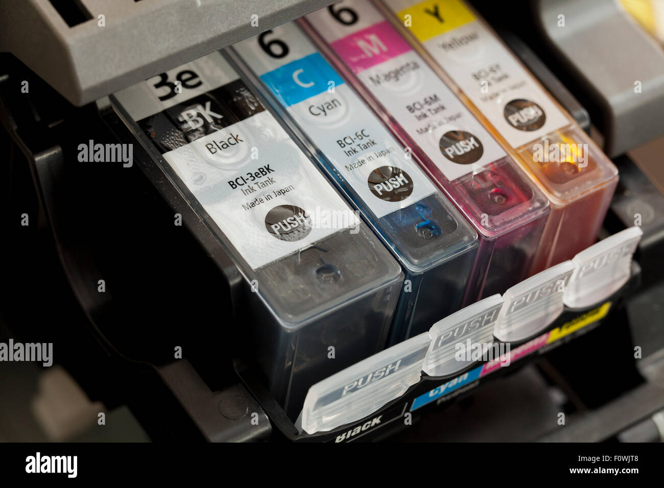 Canon Stampante a getto d'inchiostro a colori cartuccia di inchiostro Foto Stock