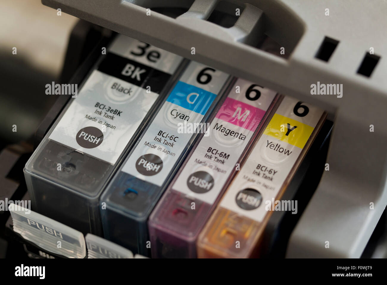 Canon Stampante a getto d'inchiostro a colori cartuccia di inchiostro Foto Stock