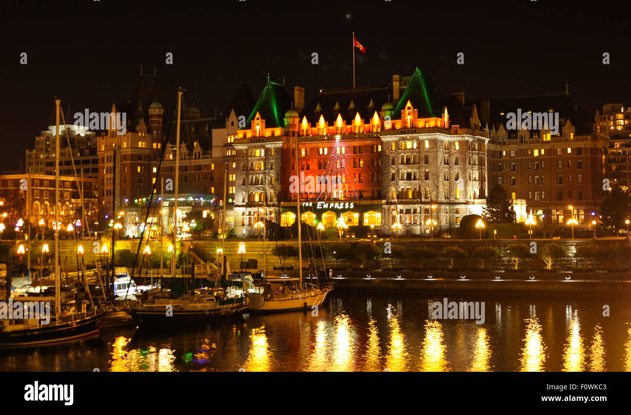 L'Empress Hotel Victoria BC Foto Stock