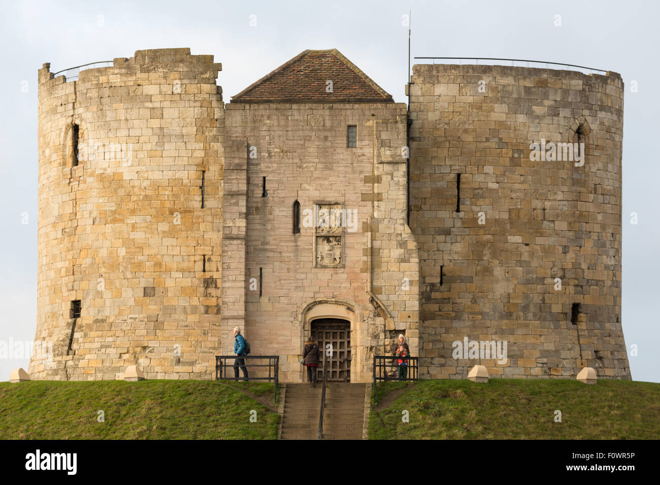 La Torre di Clifford, York (UK) Foto Stock