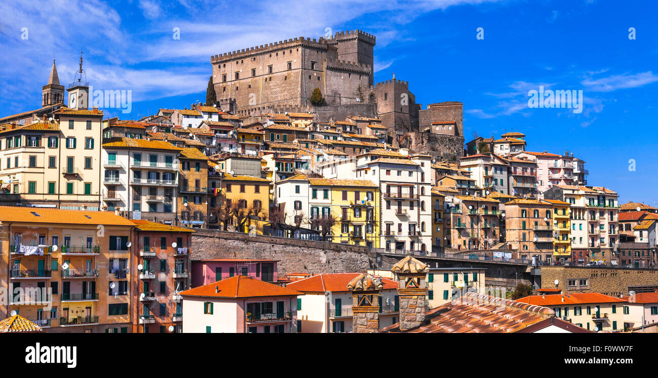 Antica città etrusca Tuscania, in provincia Vitebo,Lazio, Italia Foto Stock