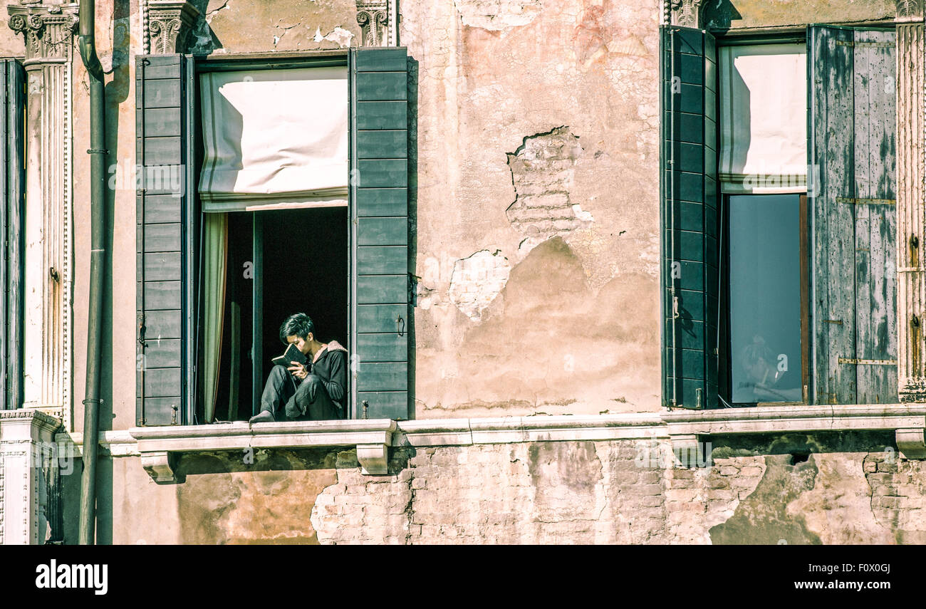 Una pace di momenti Foto Stock