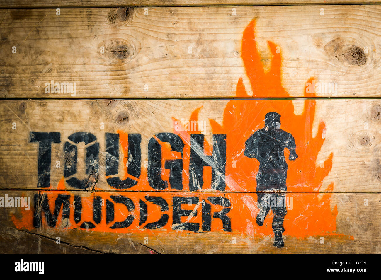 Robusto Mudder South West 2015 Foto Stock